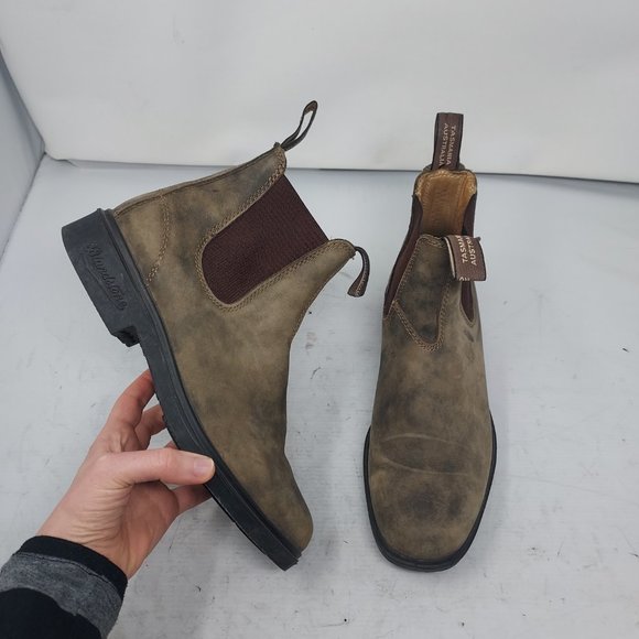 Blundstone Shoes - Blundstone Chelsea Rustic Brown Boot